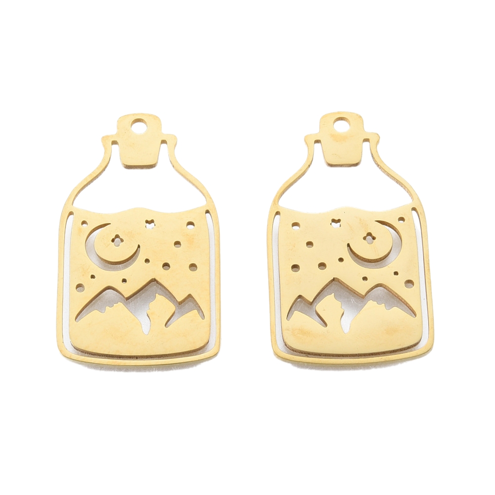 Privjesak Boca  SS304 vel.15x18,5x1mm, boja:zlatna ,1 kom, SS20