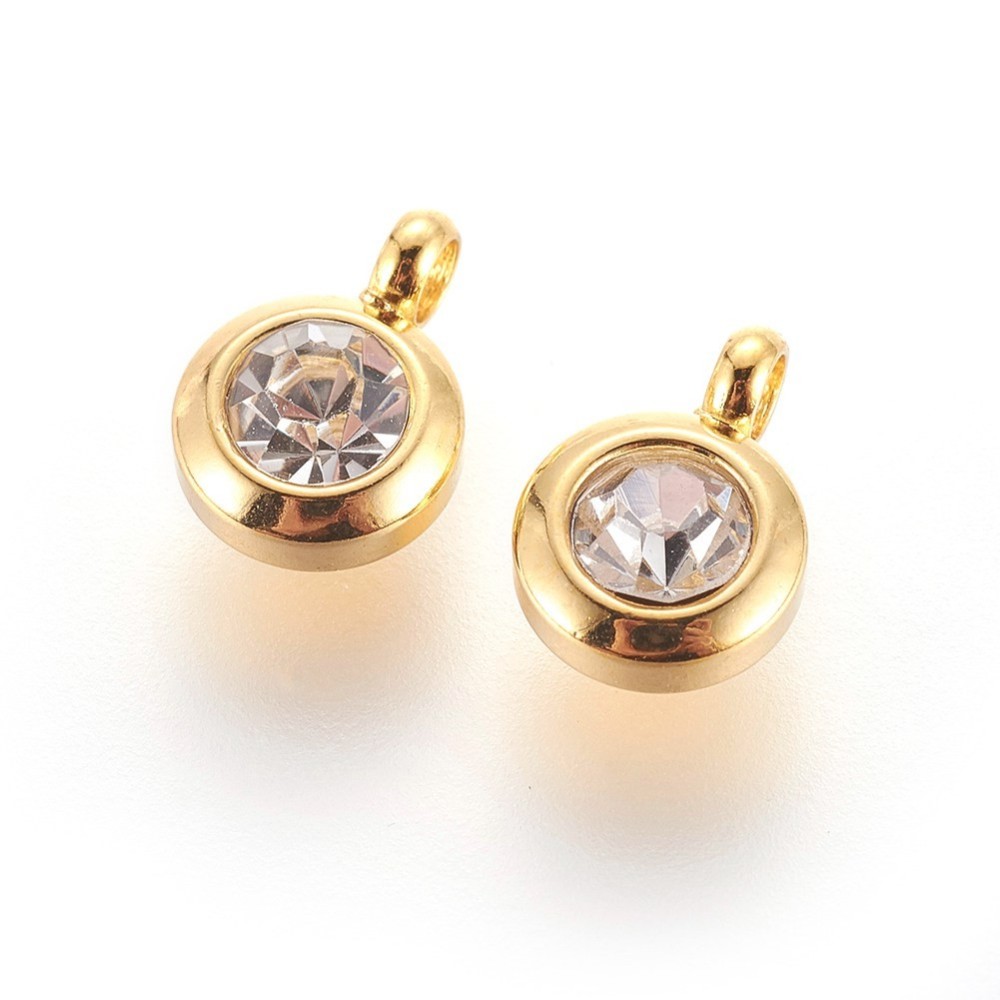 Privjesak SS304 9,3x6,5x4 mm, 2 kom,SS10