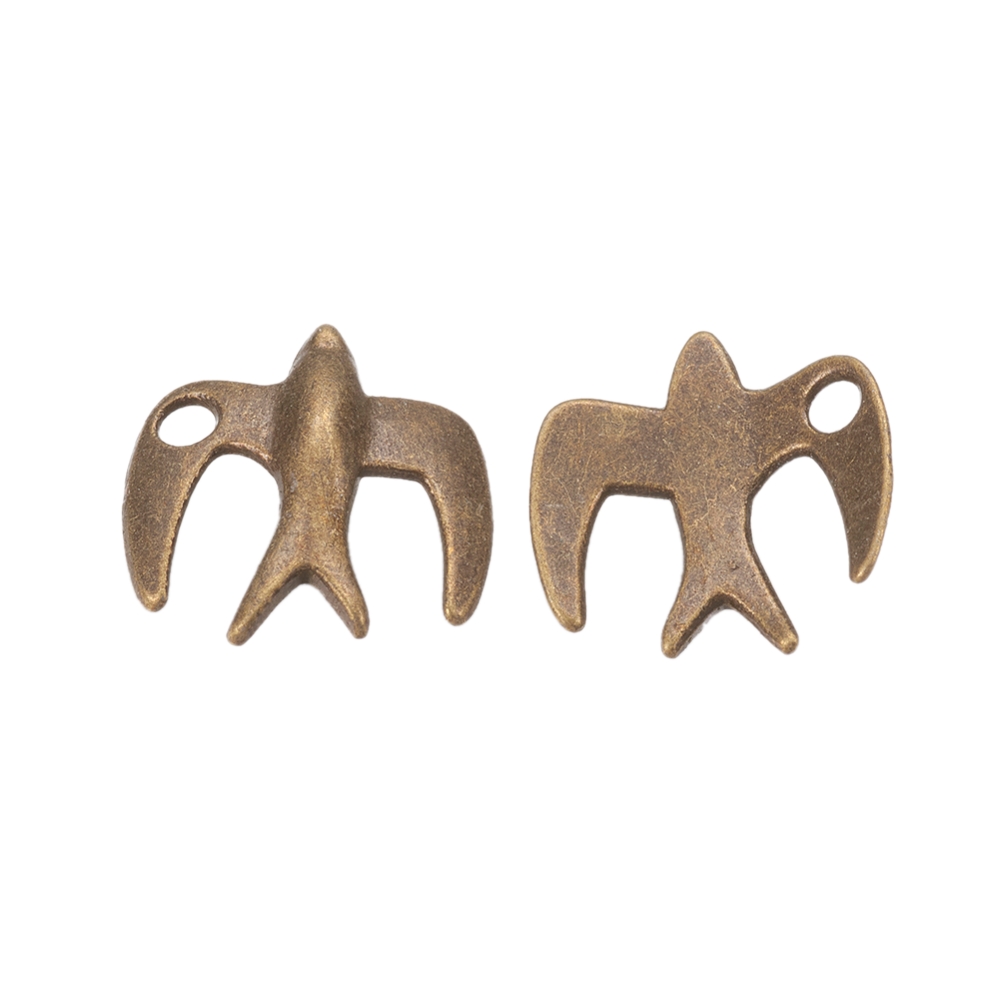Privjesak ptica  vel.13x12x2 mm,  10 kom, MD63