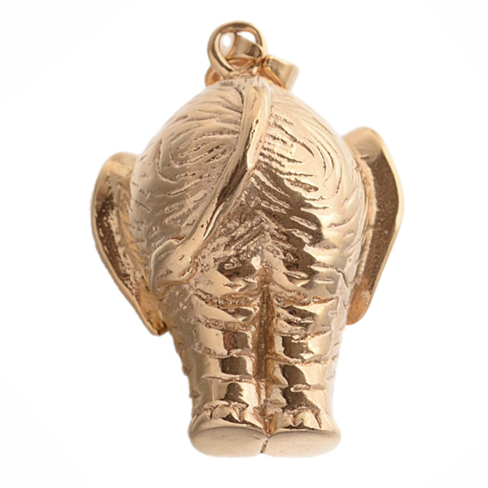 Privjesak "Slon" SS304, 3D, vel.38x27-27x23 mm, 1 kom, SS20