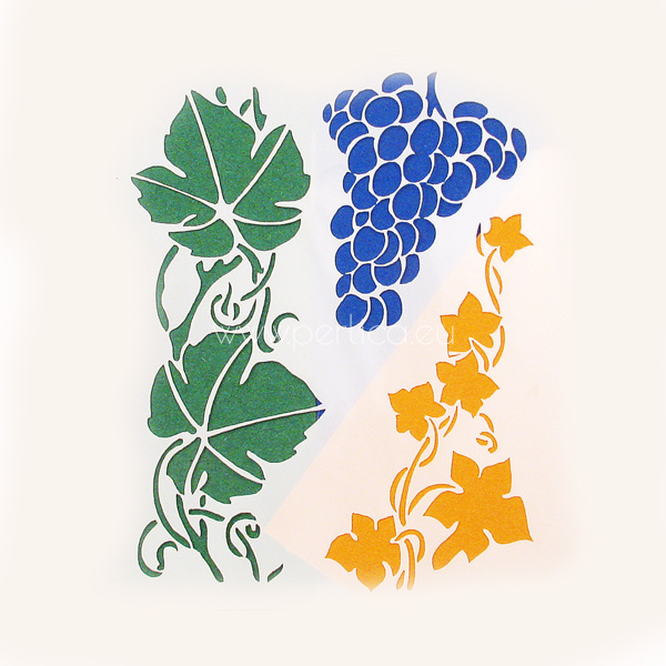Šablona Grožđe 13 x 13 cm