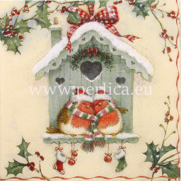 Salveta  Happy Christmas birdhouse ZI17