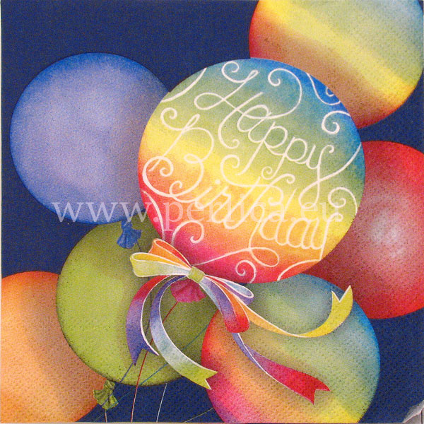 Salveta "Rainbow balloons" D11