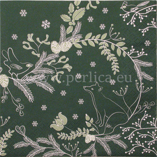 Salveta Winter woods green  ZI24
