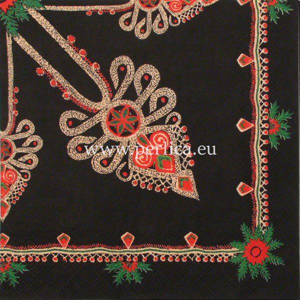 Salveta Parzenica Pattern Black UV2