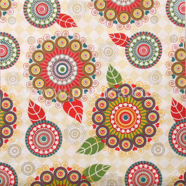 Salveta "Aztec circles" G26