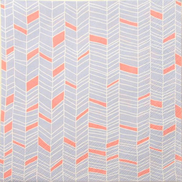 Salveta Pink and Blue Zig Zag G14