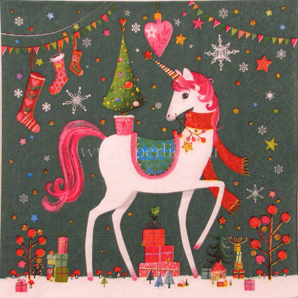 Salveta Xmas unicorn BZ18