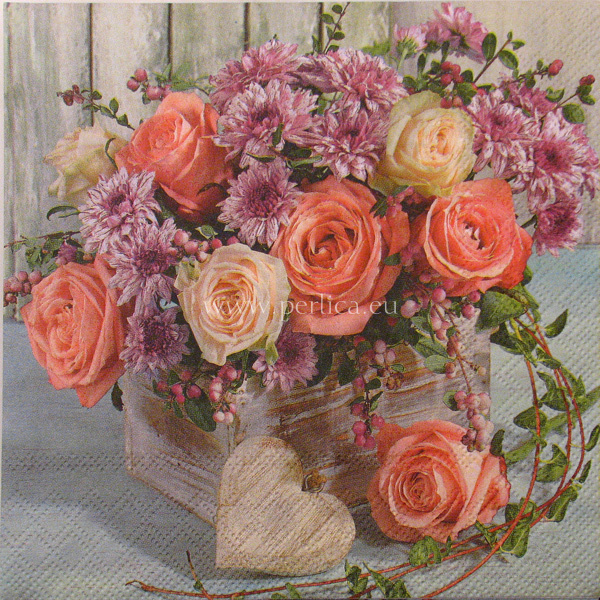 Salveta Roses and Chrysanthemums CR4
