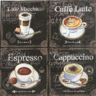 Salveta Types od coffe UG9