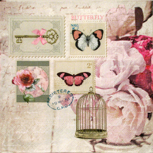 Salveta Butterfly stamp  C72