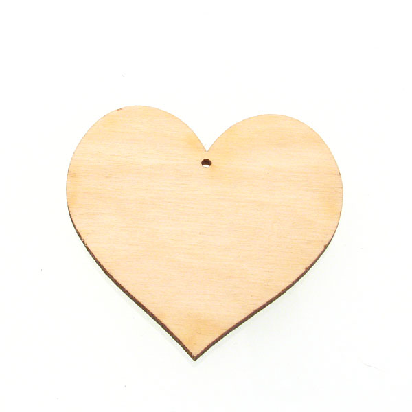 Srce drveno 6 cm