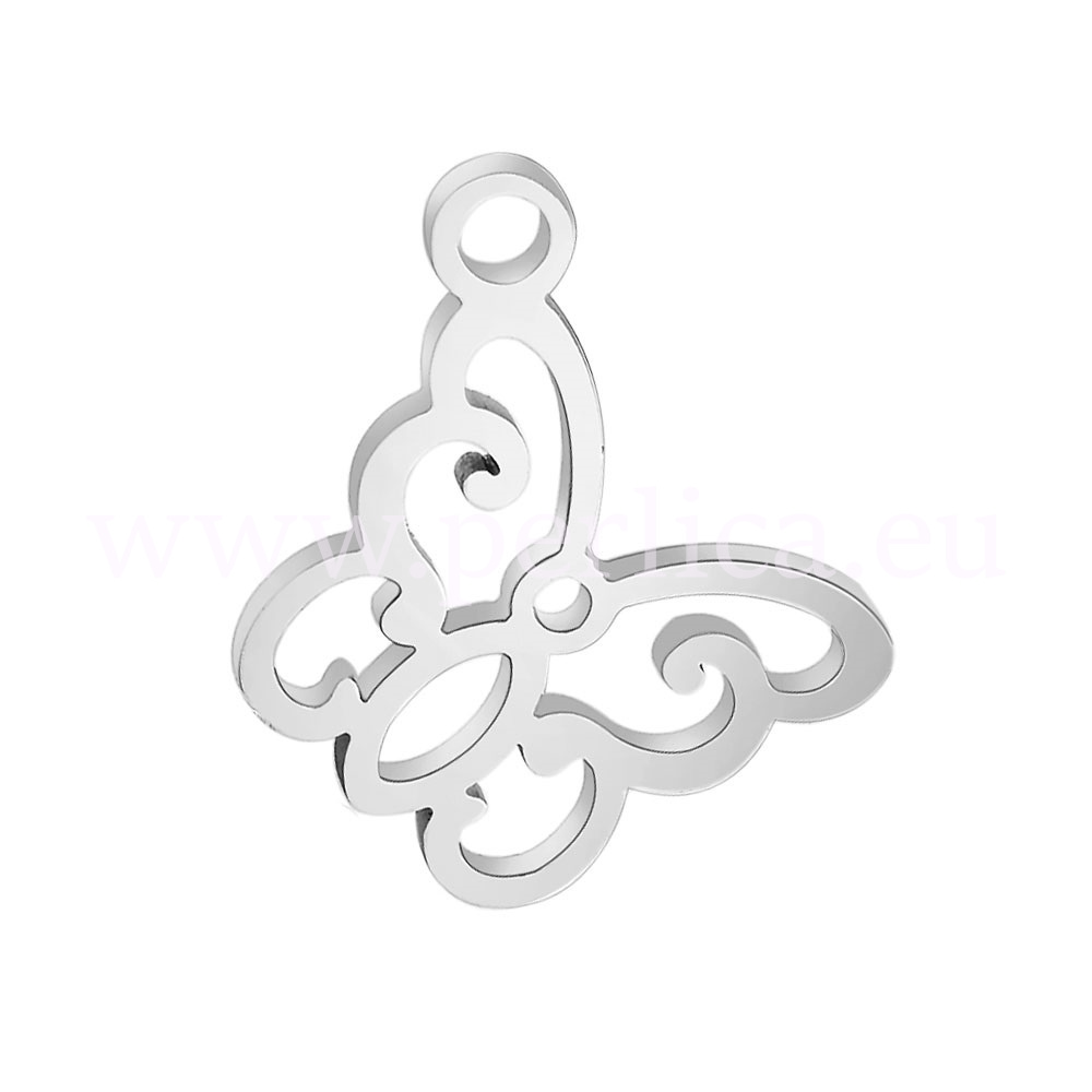 Privjesak SS304 11x13x1mm, 2 kom, SS21