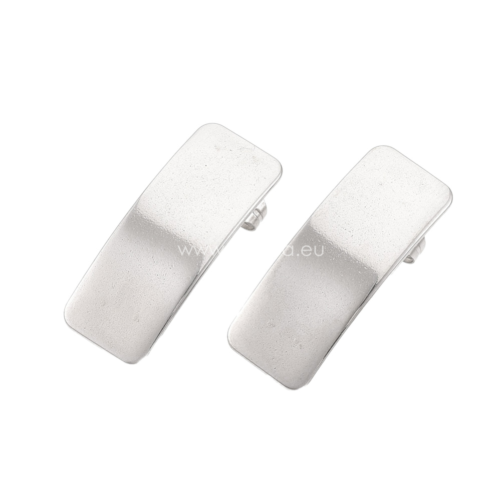 Kopča za naušnice SS304, 27x10mm 2 mm, 2 kom, SS12