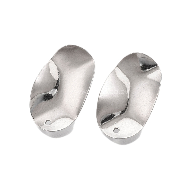 Kopča za naušnice SS304, 25x16mm, 2 kom, SS12