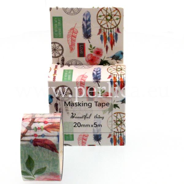 Washi traka "Dreams", 20 mm x  5 m