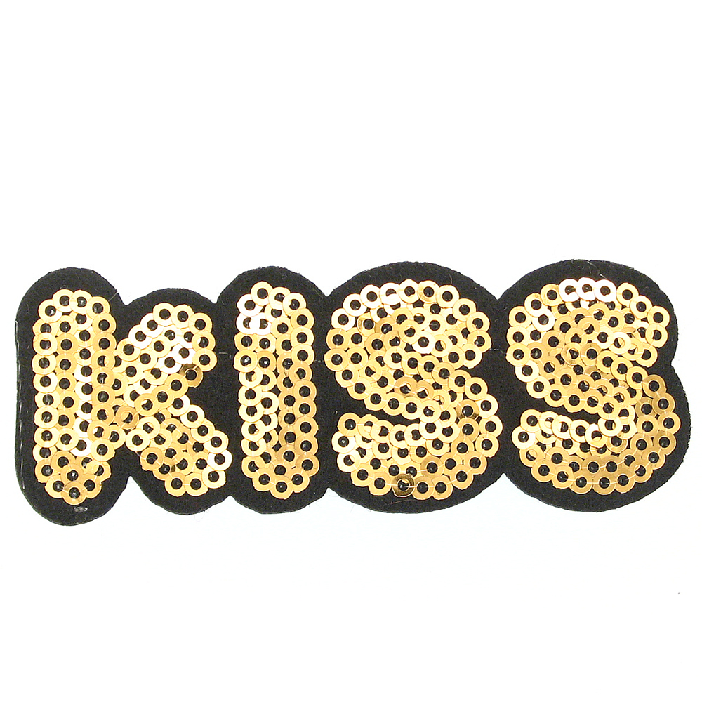 Tekstilna zakrpa Kiss 8x3 cm, ZK3