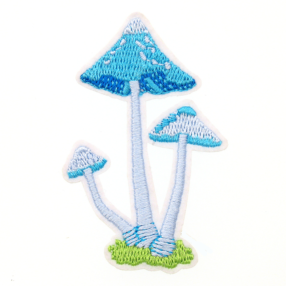 Tekstilna zakrpa Mosshrooms 7x 4,5 cm ZK4