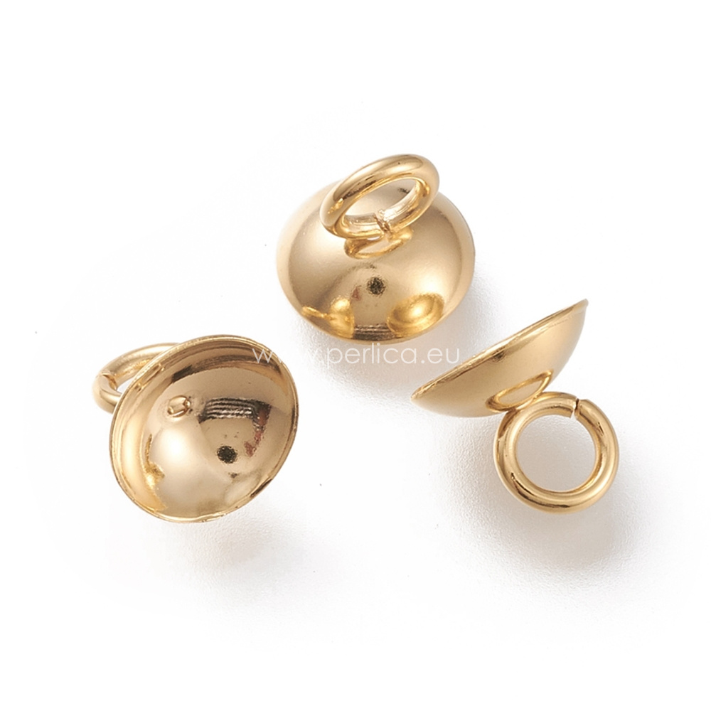 Terminal SS304, 8x7 mm, 4 kom, pozlata 24 karat zlatom SS70