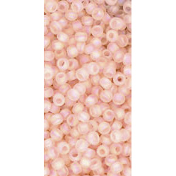 TOHO 11/0 Transparent-Rainbow-Frosted Rosaline10 gr