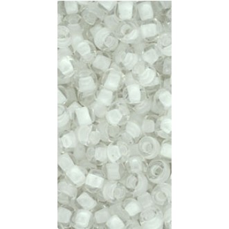 Toho 6/0 IInside-Color Crystal/Snow-Lined  10 gr