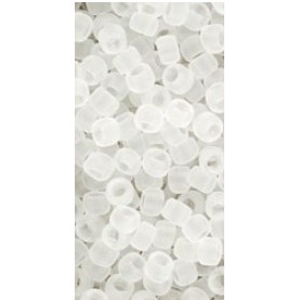 Toho 8/0 10 gr Transparent-Frosted Crystal