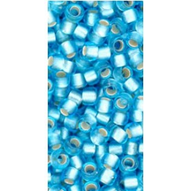 TOHO 8/0  Silver-Lined frosted Aquamarine