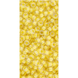 TOHO 11/0 Inside-Color Crystal/Yellow-Lined