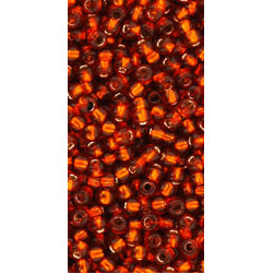 Toho 11/0 Silver-Lined Burnt Orange 10 gr