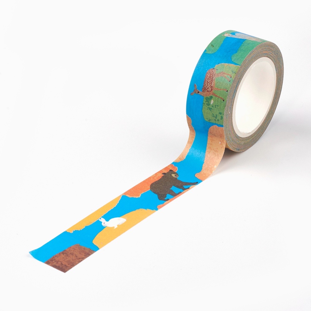 Washi traka "Animal pattern", 15mmx10m
