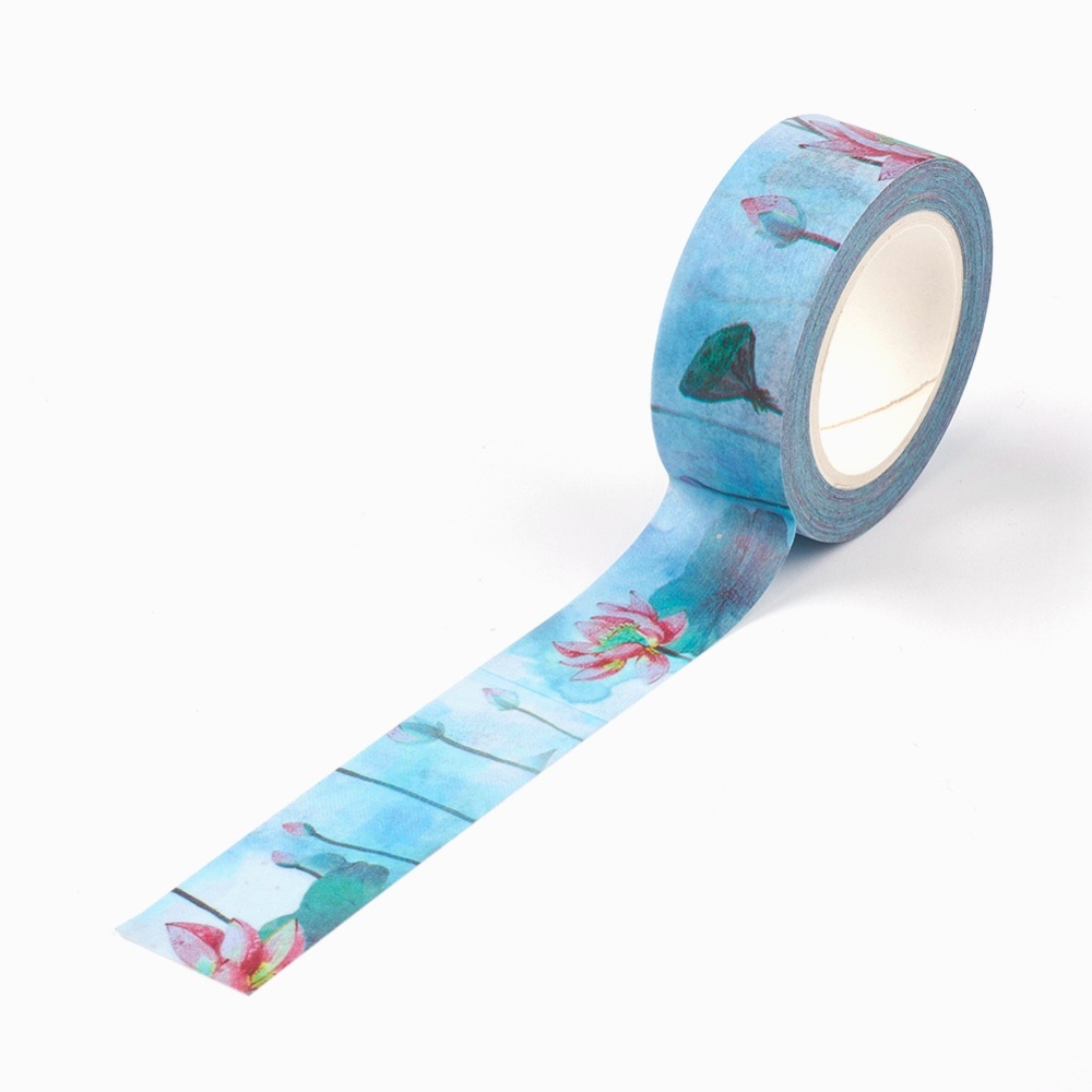 Washi traka "Lotus", 15mmx10m