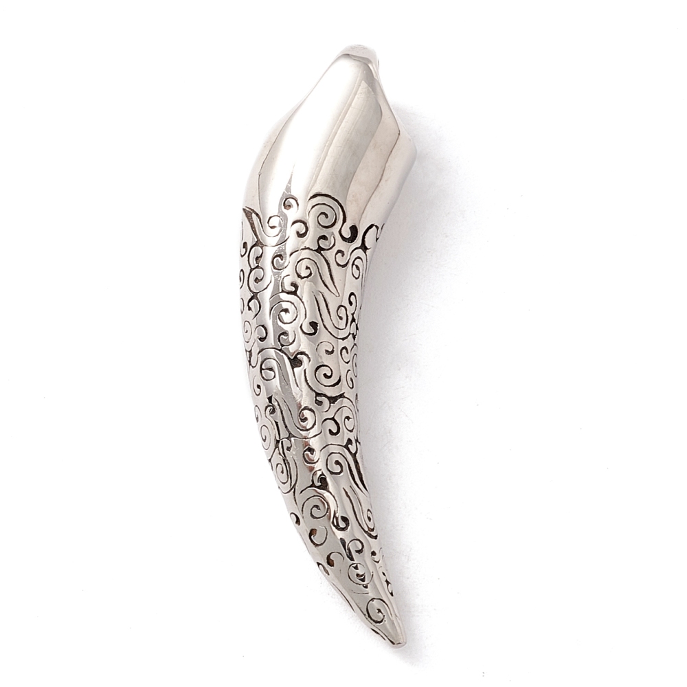 Privjesak Zub SS304, vel.44x10x9,5 mm, 1 kom, SS60